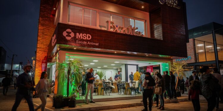 Casa da MSD Saúde Animal na Expointer 2025