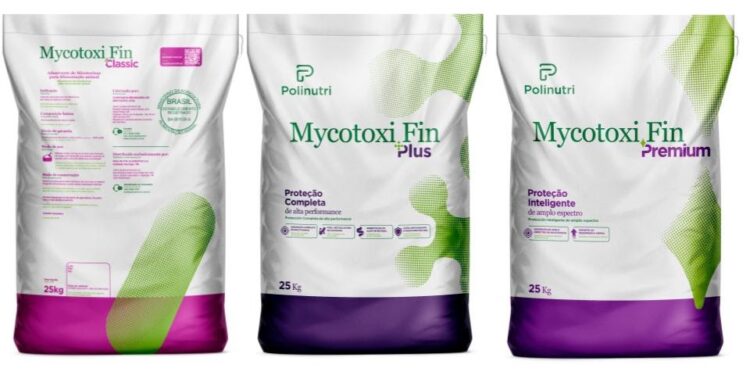 Polinutri amplia Linha Mycotoxi Fin para aves, suínos e ruminantes com soluções contra diferentes desafios das micotoxinas
