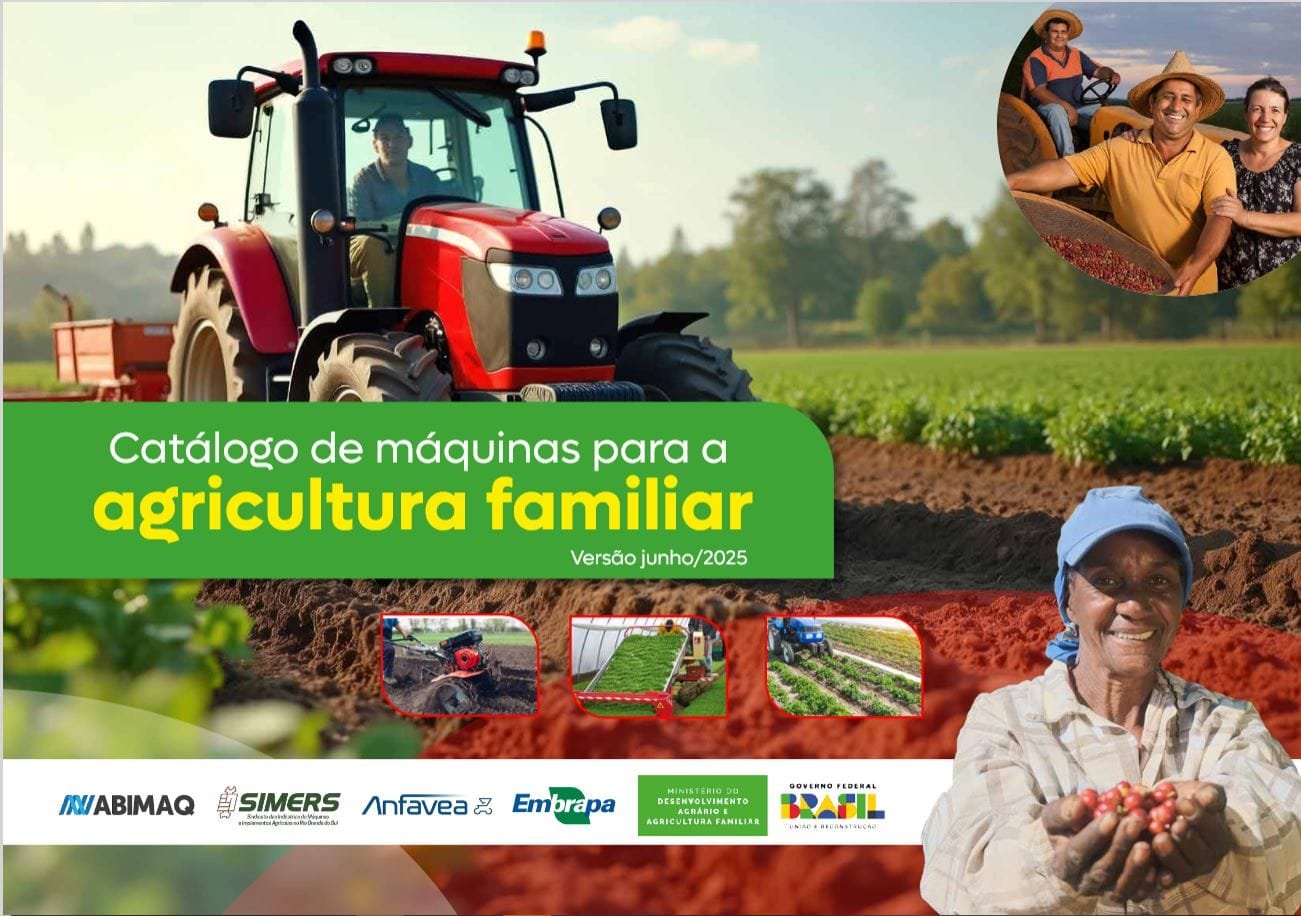 Catálogo de máquinas para agricultura familiar é lançado em solenidade do Plano Safra 2025/2026